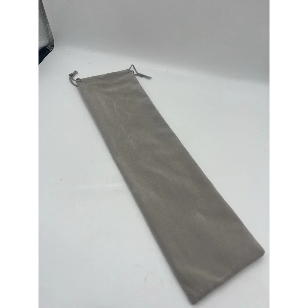 Velvet Velour Drawstring Bag Pouch Long 13